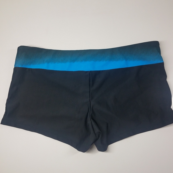 Ombre Blue and Black 2 Piece Bathing Suit - Picture 9 of 13